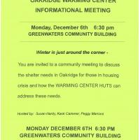 Warming Center Community Meeting
