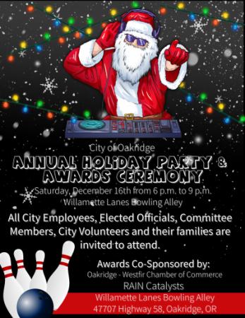 2023 City Holiday Party Flyer