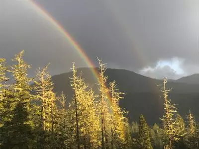 Double Rainbow in Oakridge